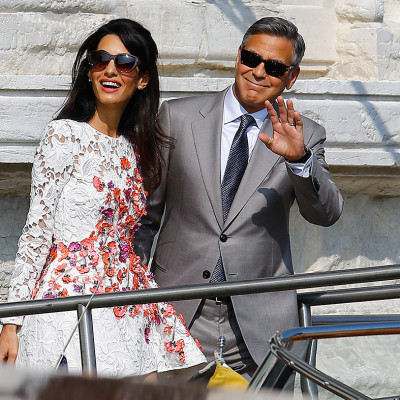 George Clooney and wife Amal Alamuddin
