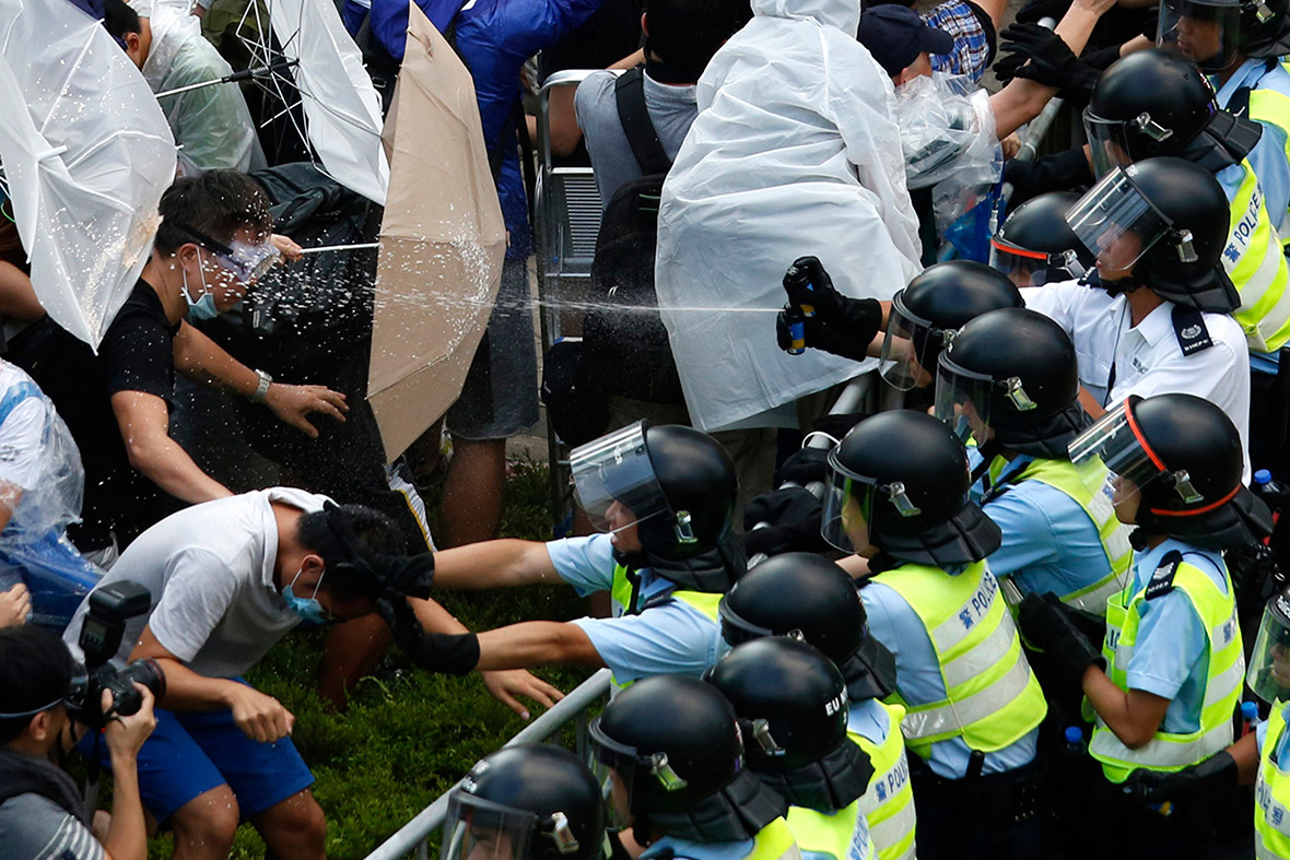 hong kong pepper spray