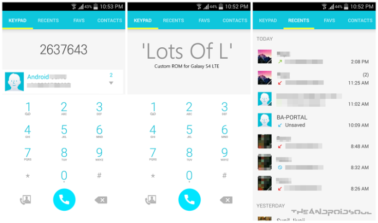 Galaxy S4 (GT-I9505) Gets Android L Themed ROM with Lots of L Custom ROM