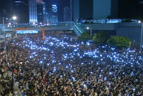 Hong Kong Pro-Democracy Protesters Call For Resignation of Chief Executive