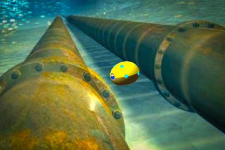 A new underwater robot invented by MIT could boost maritime security by being able to quietly hunt for contraband hidden in false hulls below ships A new underwater robot invented by MIT could boost maritime security by being able to quietly hunt for contraband hidden in false hulls below ships