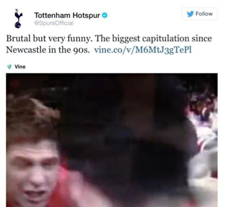 Tottenham tweet