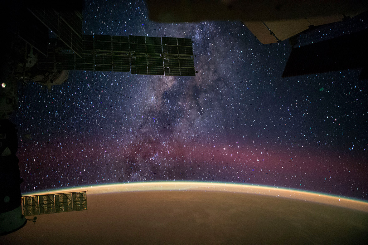milky way from space