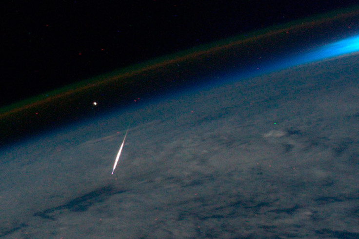 shooting star from space
