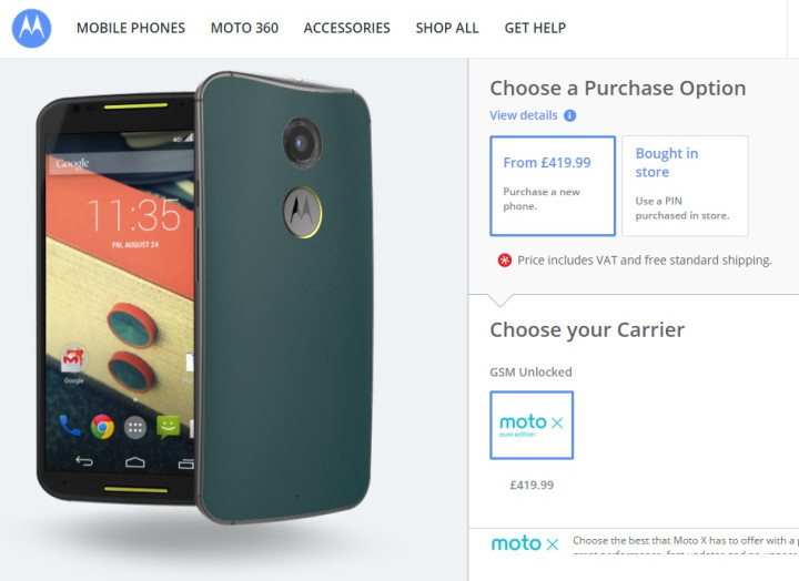Moto X (2nd Gen) Moto X (2nd Gen)