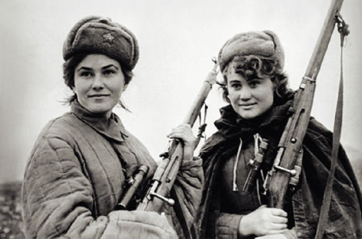 red army women
