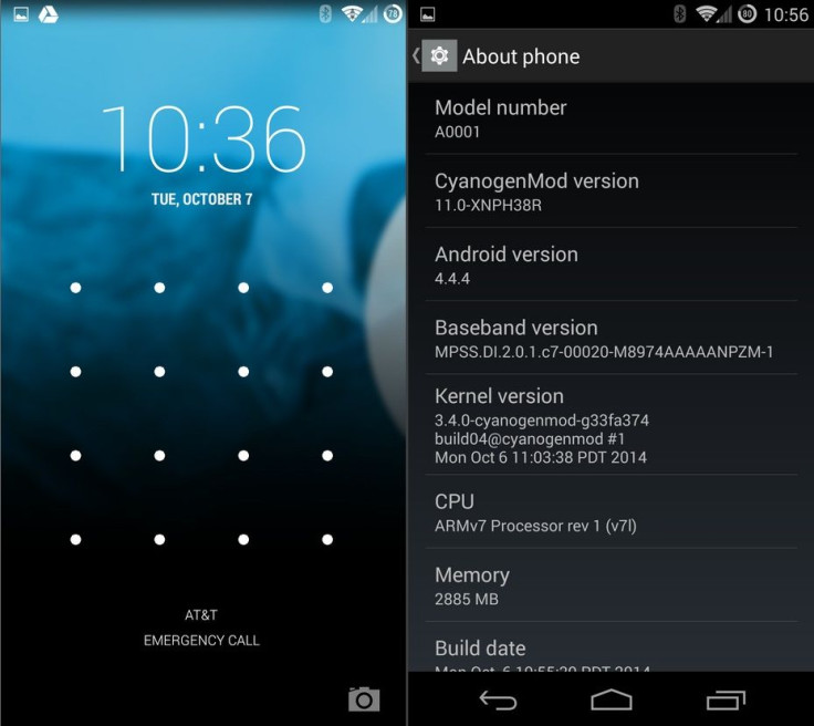 CyanogenMod 11S XNPH38R OTA update