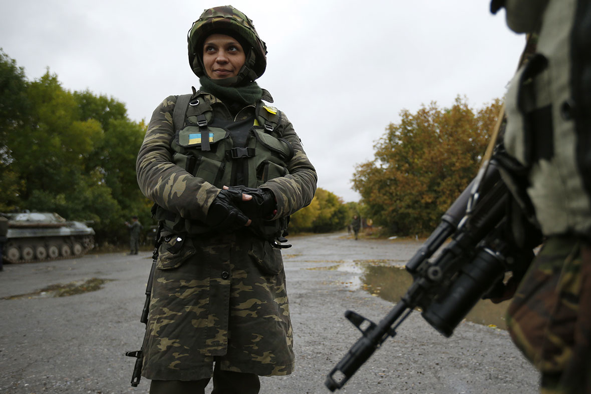 ukraine women fighters
