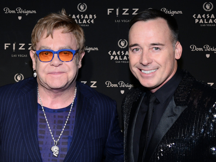 Elton John with husband David Furnish