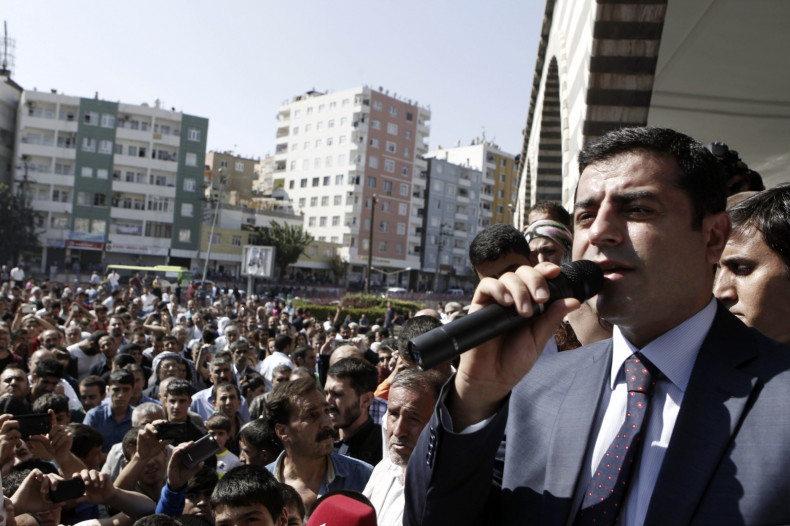 Selahattin Demirtas, co-chair of the HDP, Turkey's leading Kurdish party