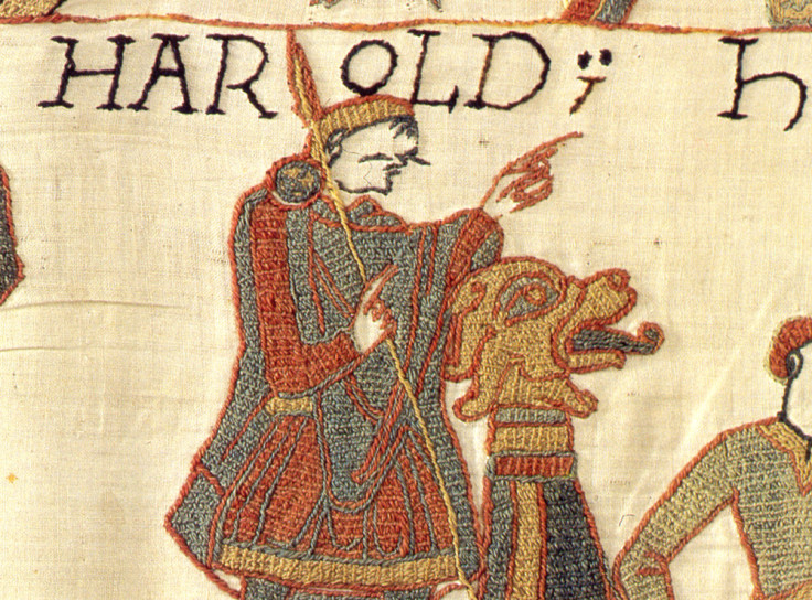 King Harold II, as depicted on the Bayeux Tapestry - did King Harold really die at the Battle of Hastings?