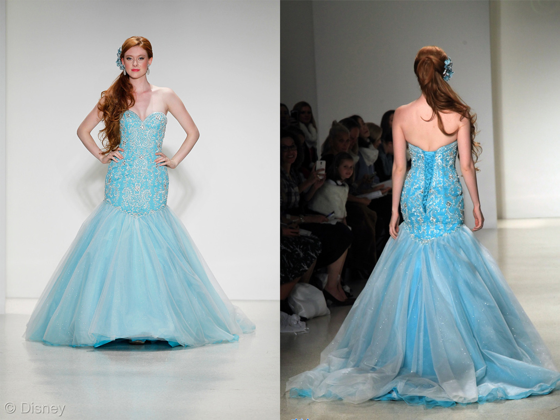 Frozen Wedding Dress Alfred Angelo Launches Disney Approved