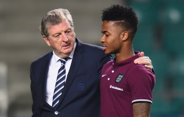 Roy Hodgson and Raheem Sterling