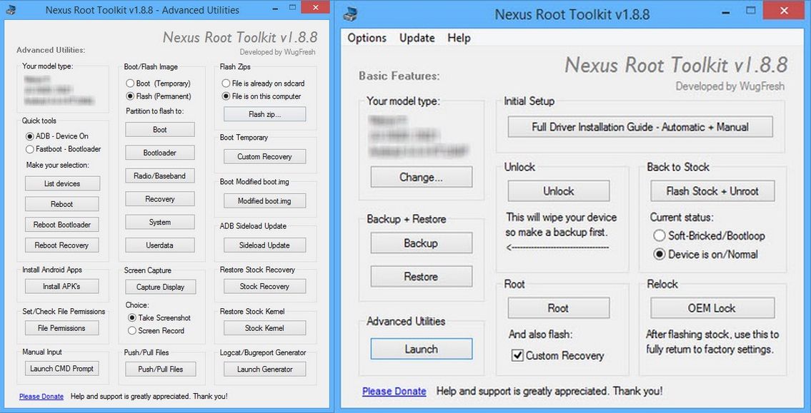 Nexus Root Toolkit v1.8.8 Released for All Nexus Devices to Unlock, Re