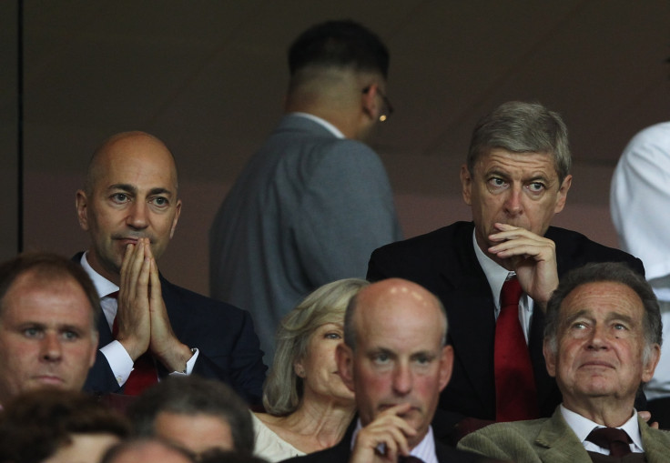 Ivan Gazidis and Arsene Wenger