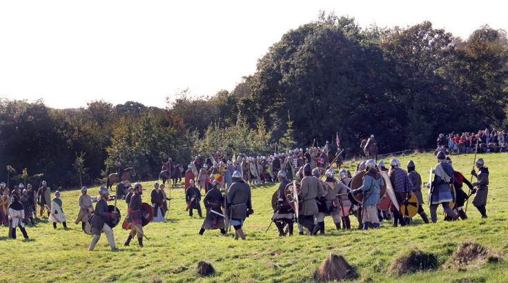 The Anglo-Saxons are enticed to attack the Normans, giving the Normans the opening they need