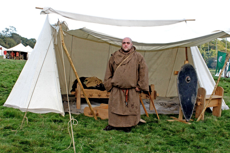 Sam Tophan, also known as Osric, who played a monk who blessed the Anglo-Saxon troops before their battle