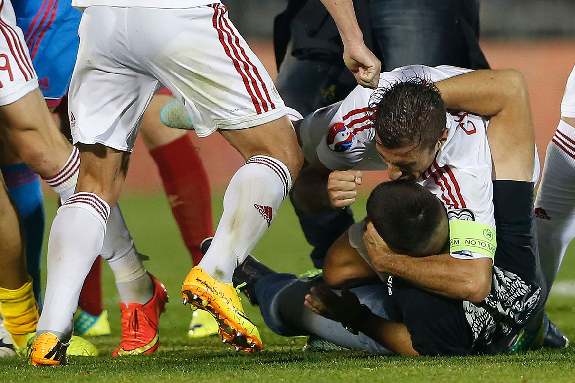 Albania-Serbia Euro 2016 Qualifier: What Were Fans Fighting About?