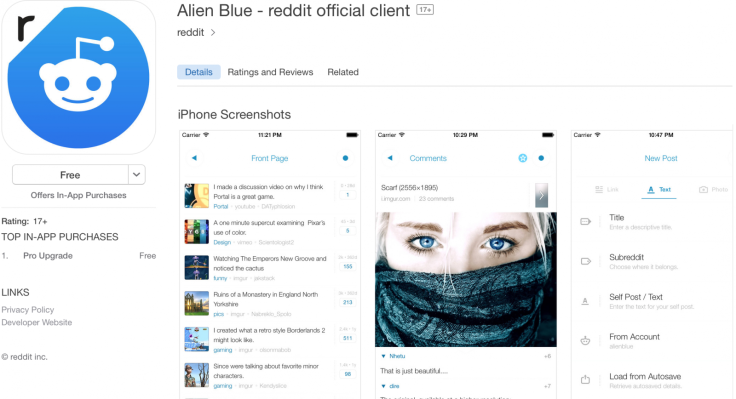 Official Reddit App Launched