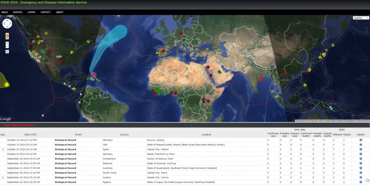 EDIS map