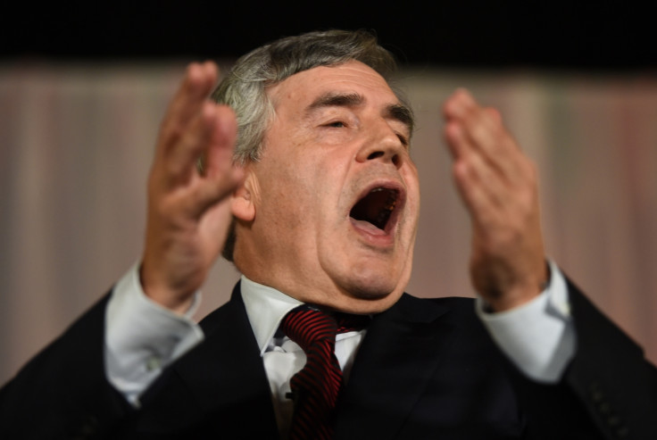 Former Prime Minister Gordon Brown