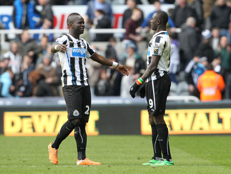 Papiss Cissie and Cheick Tiote Papiss Cissie and Cheick Tiote