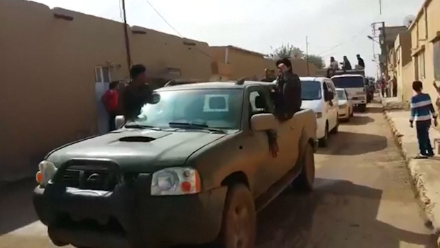 Dead IS Fighters Paraded through Streets of Ras alAyn IBTimes UK