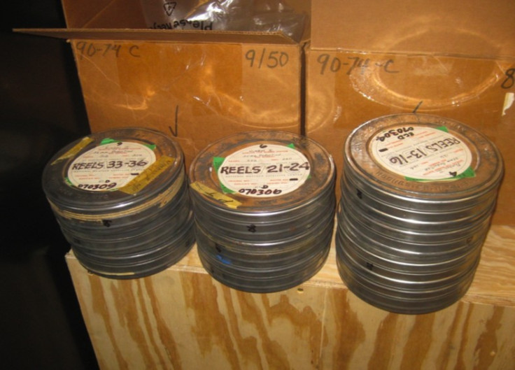 Dusty 35-millimetre film cannisters containing important Arctic satellite images from the Nimbus 1 satellite (1964-1974)