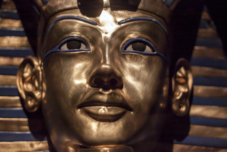 The gold mask of King Tutankhamun, who died at 19 years of age.