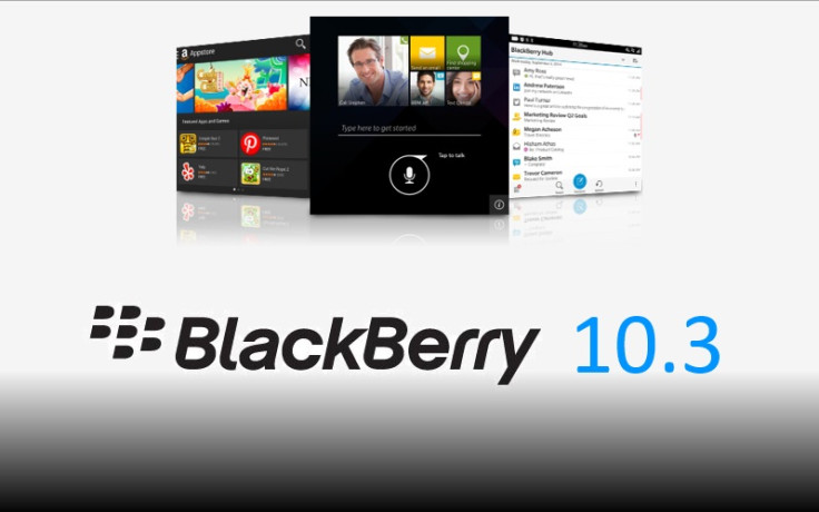 BlackBerry OS 10.3.1.821