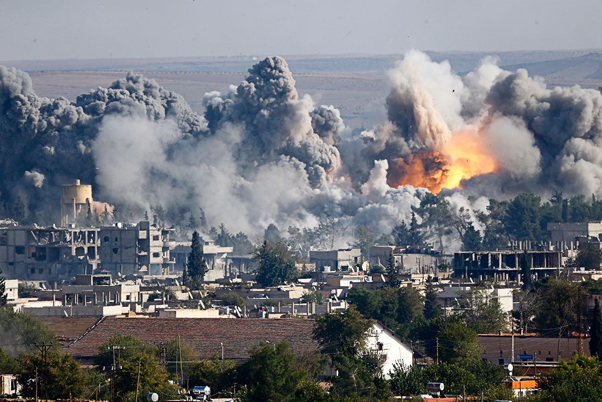kobani air strike
