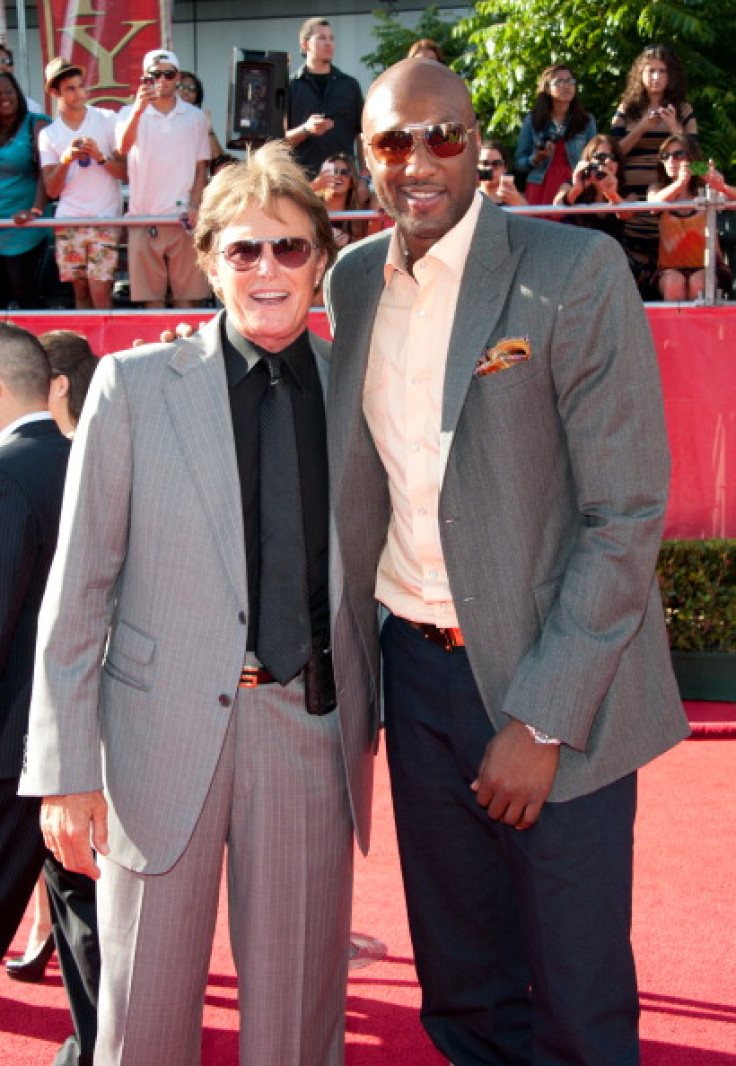 Bruce Jenner and NBA player Lamar Odom