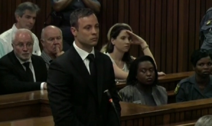 Oscar Pistorius appeared calm as he was jailed for five years, in sharp contrast to his earlier behaviour