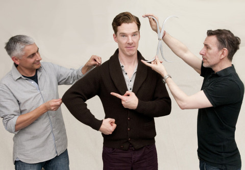 Madame Tussauds artists measured Benedict Cumberbatch for his wax figure in two sittings