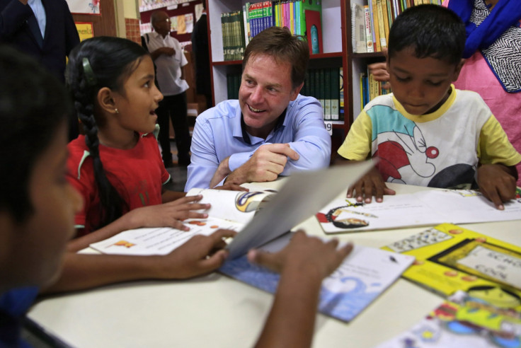 Nick Clegg and children