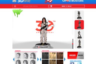 IBTimes UK's Mary-Ann Russon as a miniature 3D-printed Ghostbuster figure