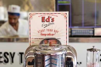 Ed's Easy Diner outside of Euston