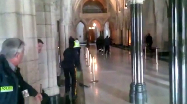 Ottawa Shooting: Shocking First Video of Gunman Inside Parliament