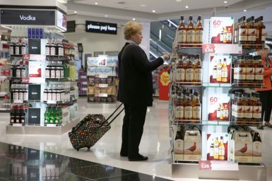 A Duty Free shop is seen in Terminal 2 at Heathrow Airport in London