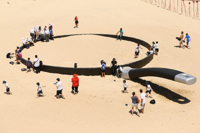 sculpture by the sea sydney frying pan sculpture by the sea sydney frying pan