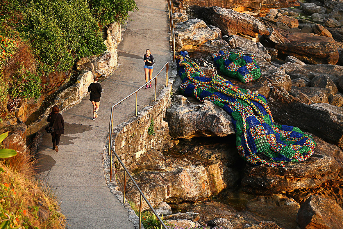 Sculpture by the Sea 2014 Exhibition on Bondi and Tamarama Beach in Sydney