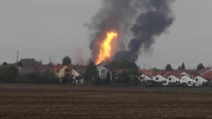 Ludwigshafen Gas Explosion fire