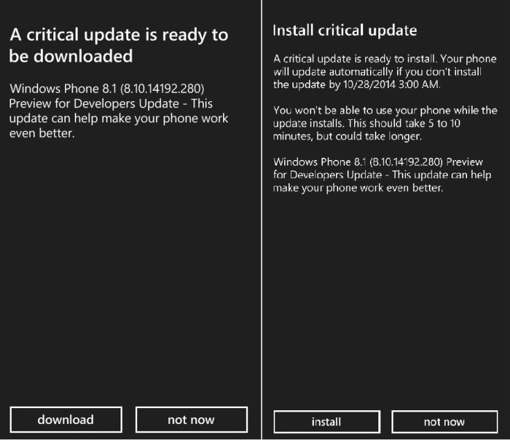 Windows Phone 8.1 Update 1