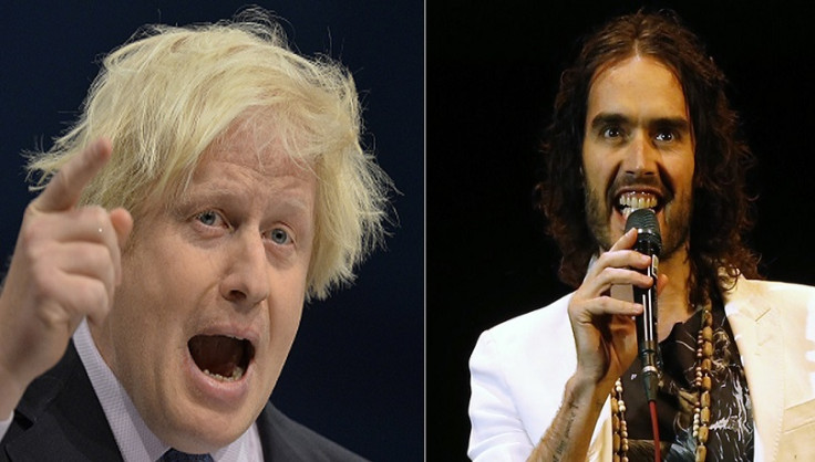 Russell Brand (left) insists he has no plans to run for Mayor of London