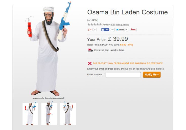 Osama Bin Laden is still popular as a Halloween costume