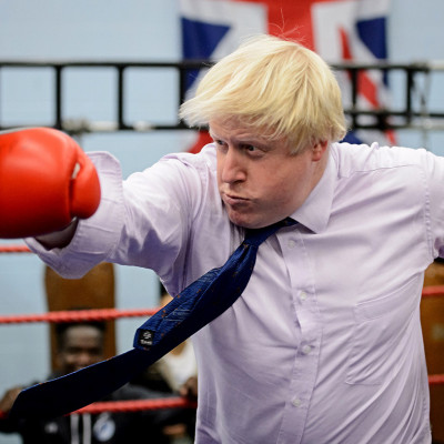 Boris Johnson boxing