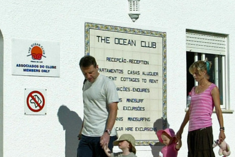 Gerry and Kate McCann outside Ocean Club, from where Madeleine vanished