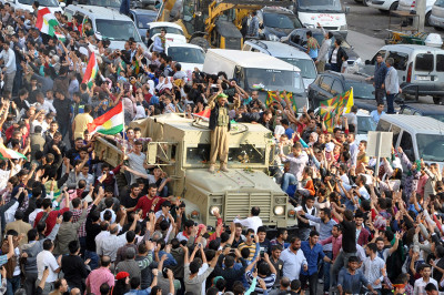 iraqi Kurds Turkey Kobani
