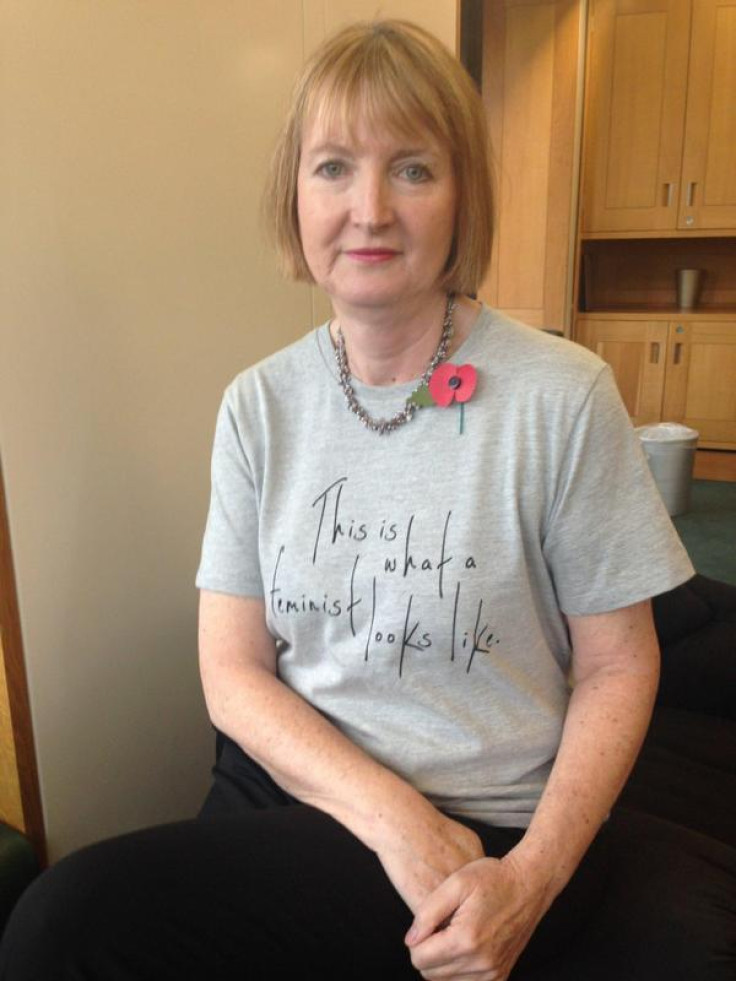 Leader of the House of Commons Harriet Harman supports the feminist cause