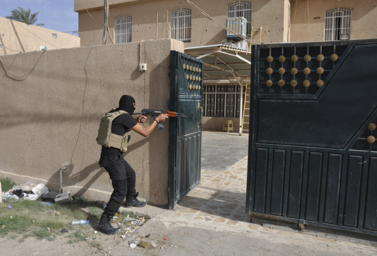 A member of the Iraqi security forces battles Isis militants in Ramadi, al Anbar province (Reuters)